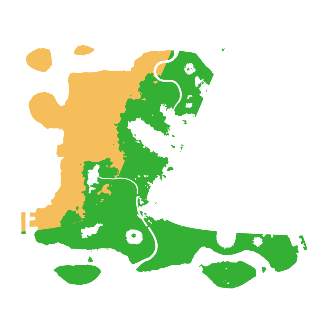 Biome Rust Map: Procedural Map, Size: 3000, Seed: 42841
