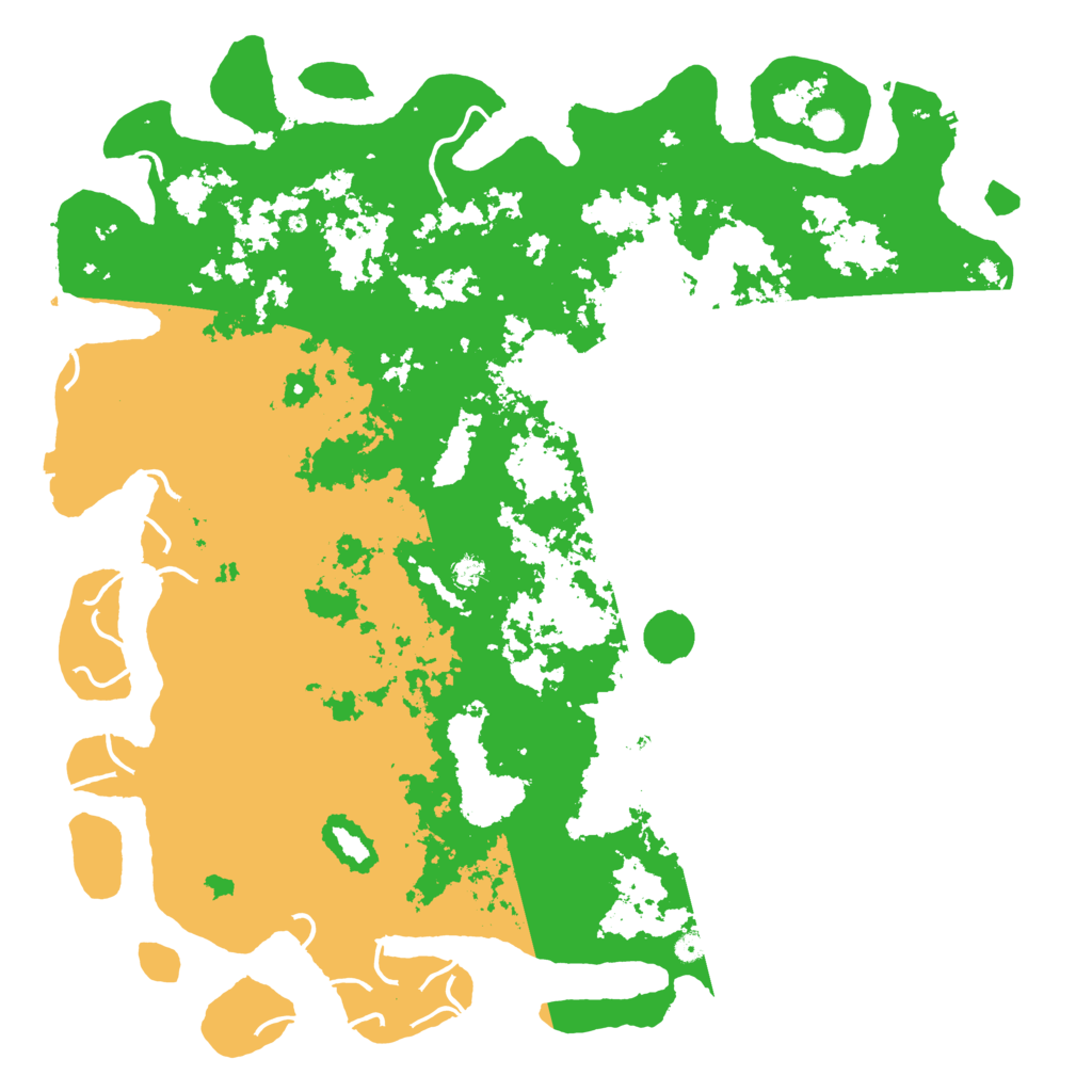 Biome Rust Map: Procedural Map, Size: 6000, Seed: 554264765