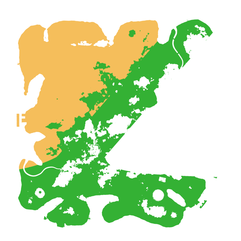 Biome Rust Map: Procedural Map, Size: 3750, Seed: 1227323410