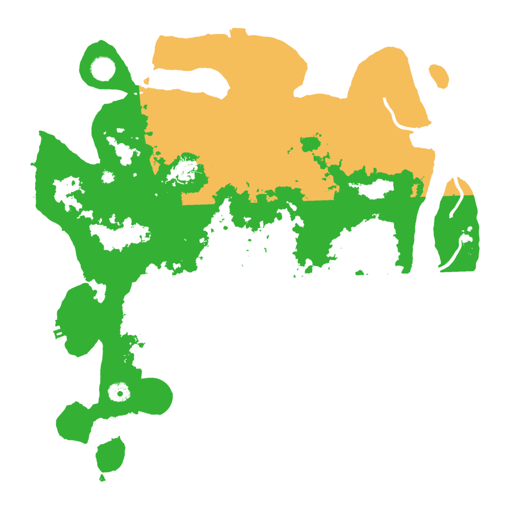 Biome Rust Map: Procedural Map, Size: 3700, Seed: 1010417496