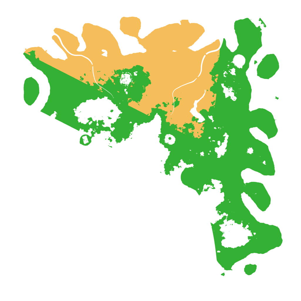 Biome Rust Map: Procedural Map, Size: 4300, Seed: 27294802