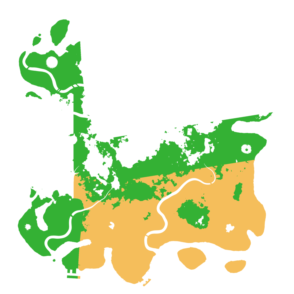 Biome Rust Map: Procedural Map, Size: 4500, Seed: 911002657