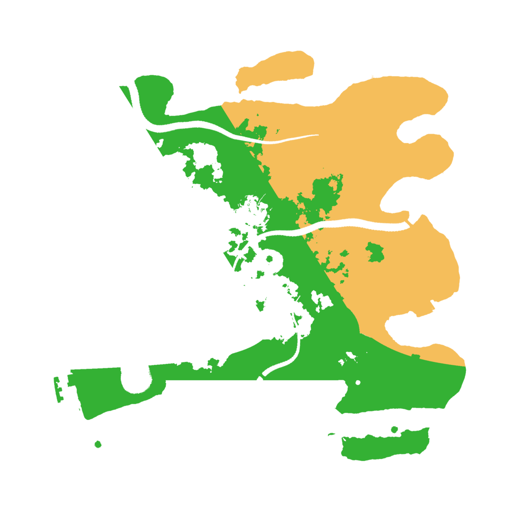 Biome Rust Map: Procedural Map, Size: 3000, Seed: 4479