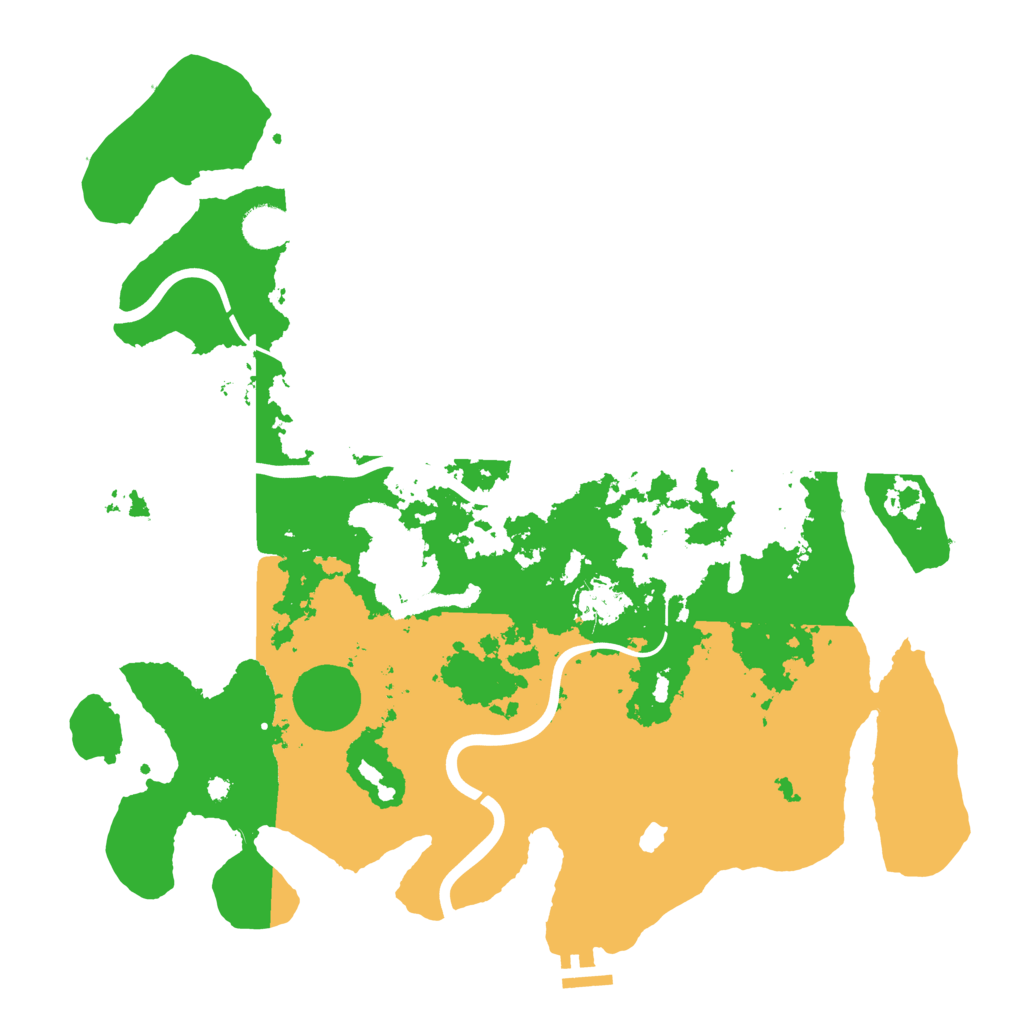 Biome Rust Map: Procedural Map, Size: 4100, Seed: 91752291