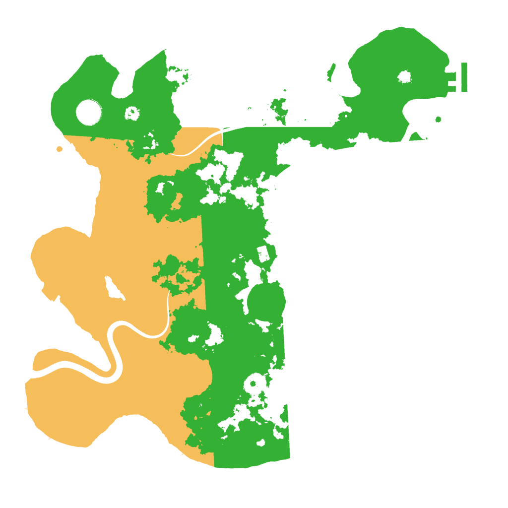Biome Rust Map: Procedural Map, Size: 3500, Seed: 40697224