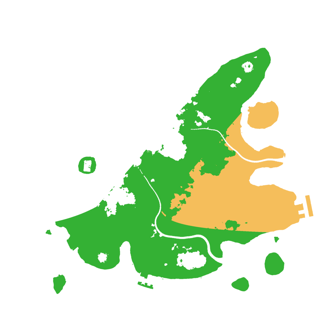 Biome Rust Map: Procedural Map, Size: 3000, Seed: 67031736