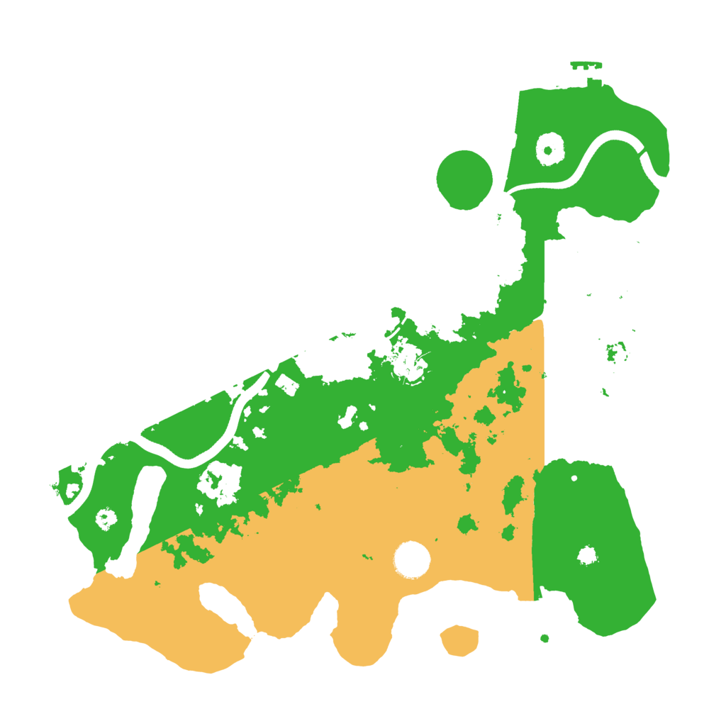 Biome Rust Map: Procedural Map, Size: 3500, Seed: 698363666