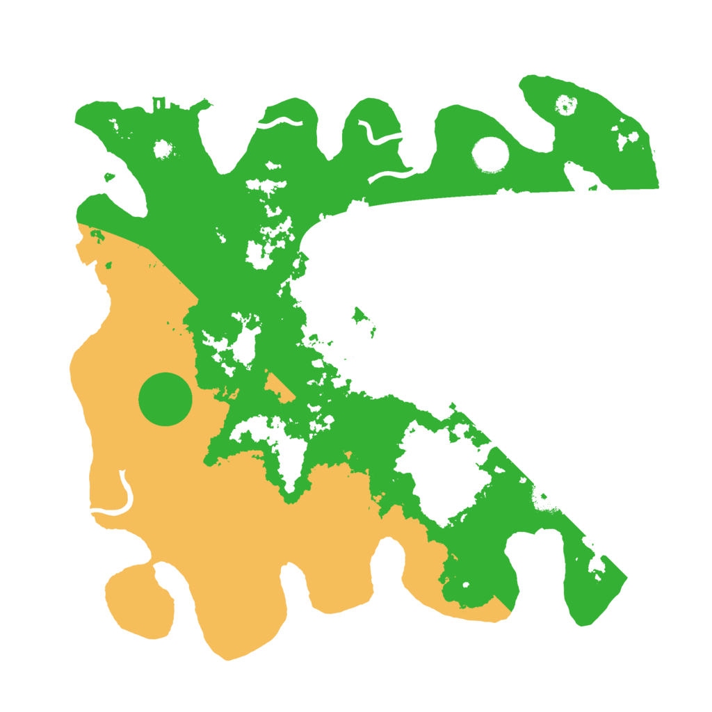 Biome Rust Map: Procedural Map, Size: 3500, Seed: 1091018554