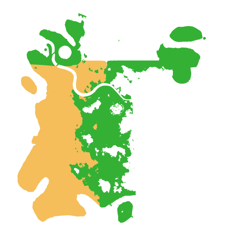 Biome Rust Map: Procedural Map, Size: 3500, Seed: 674129820