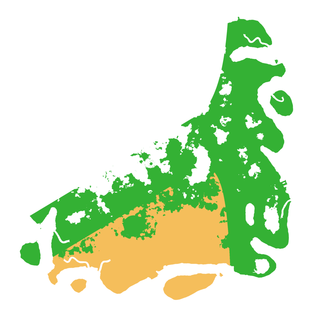 Biome Rust Map: Procedural Map, Size: 4250, Seed: 1611