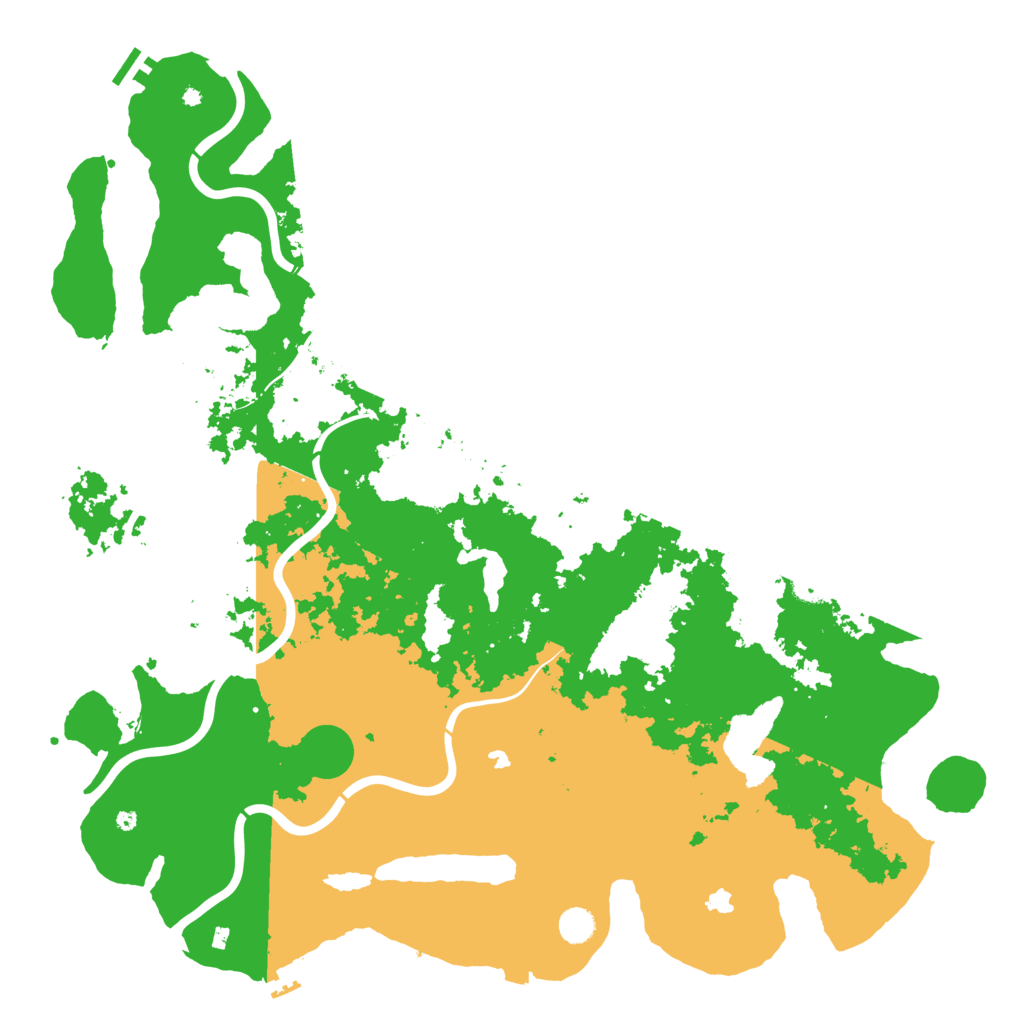 Biome Rust Map: Procedural Map, Size: 5000, Seed: 270667366