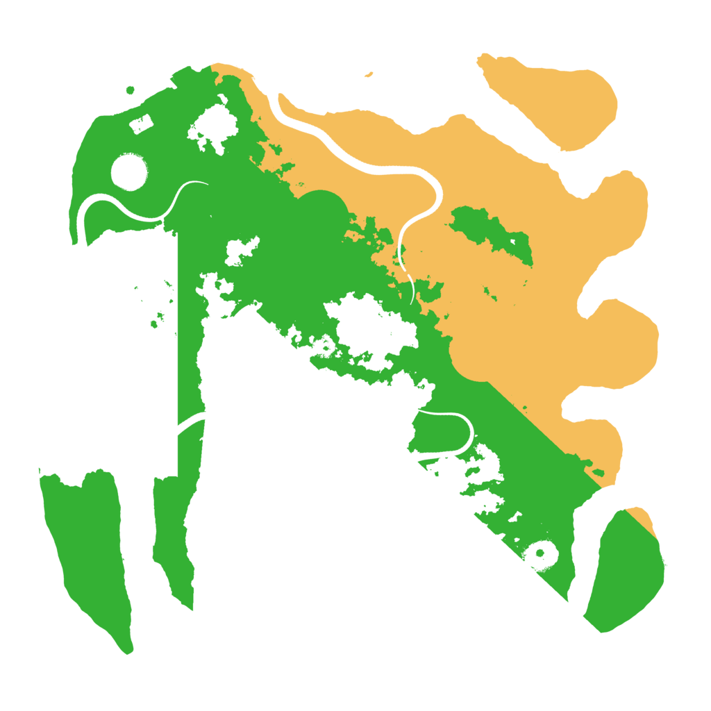 Biome Rust Map: Procedural Map, Size: 3500, Seed: 877893888
