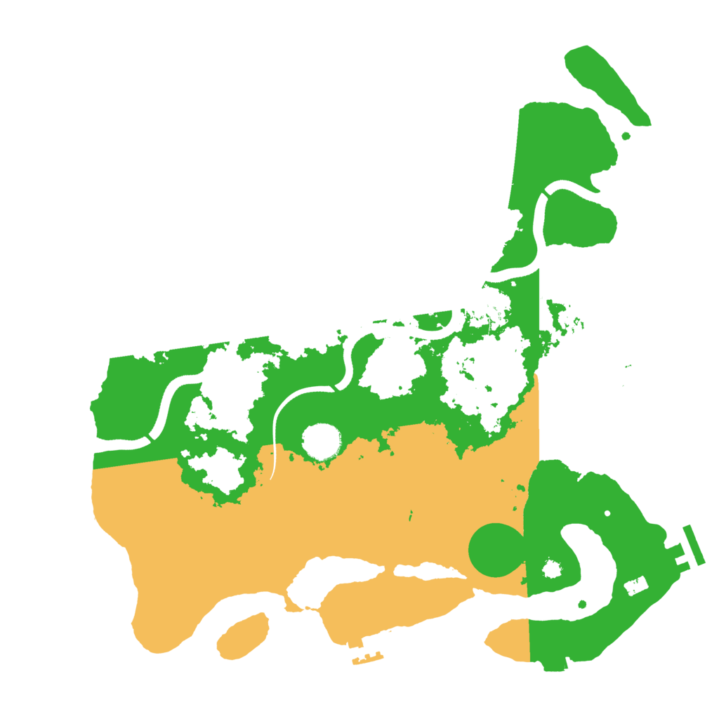 Biome Rust Map: Procedural Map, Size: 3500, Seed: 680564675