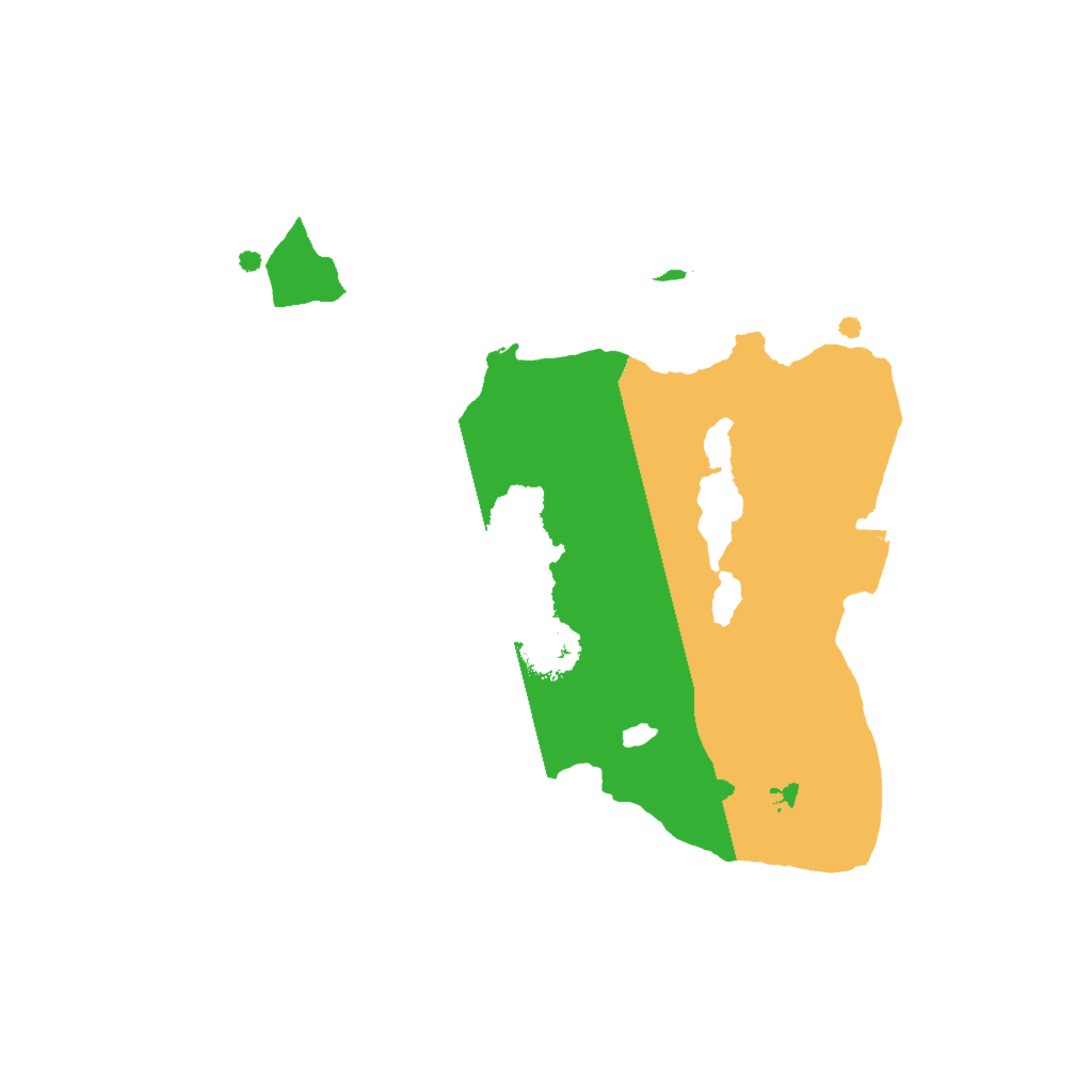 Biome Rust Map: Procedural Map, Size: 2000, Seed: 1492492603