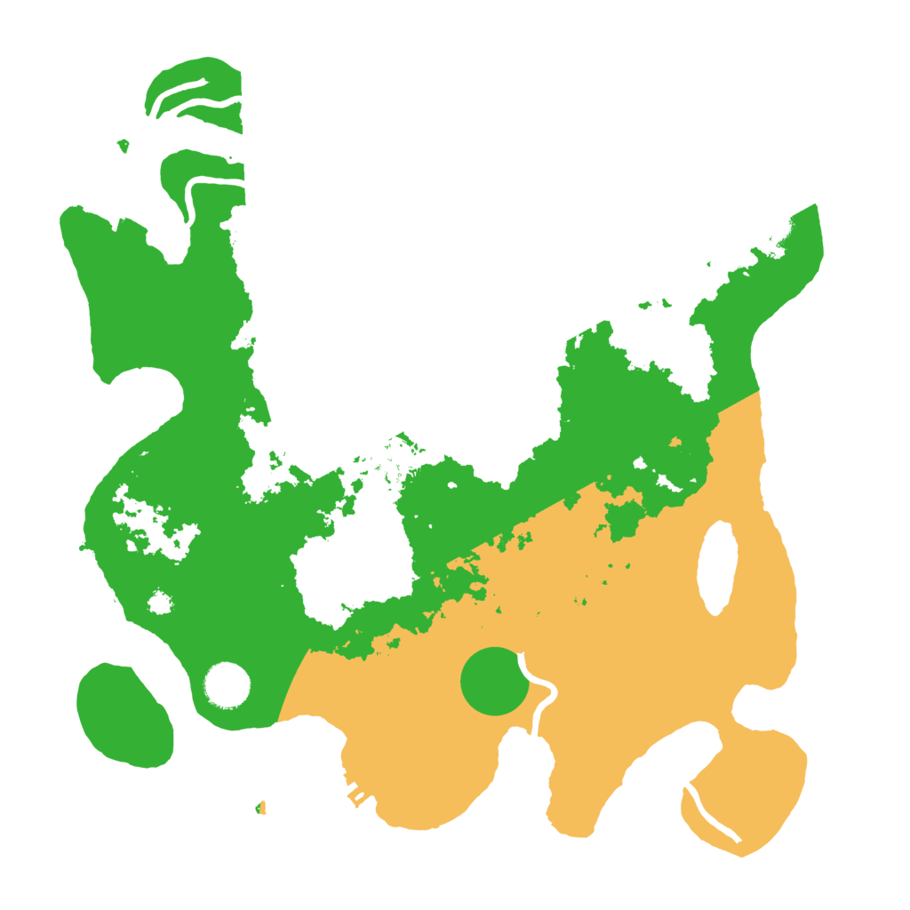 Biome Rust Map: Procedural Map, Size: 3500, Seed: 209410269