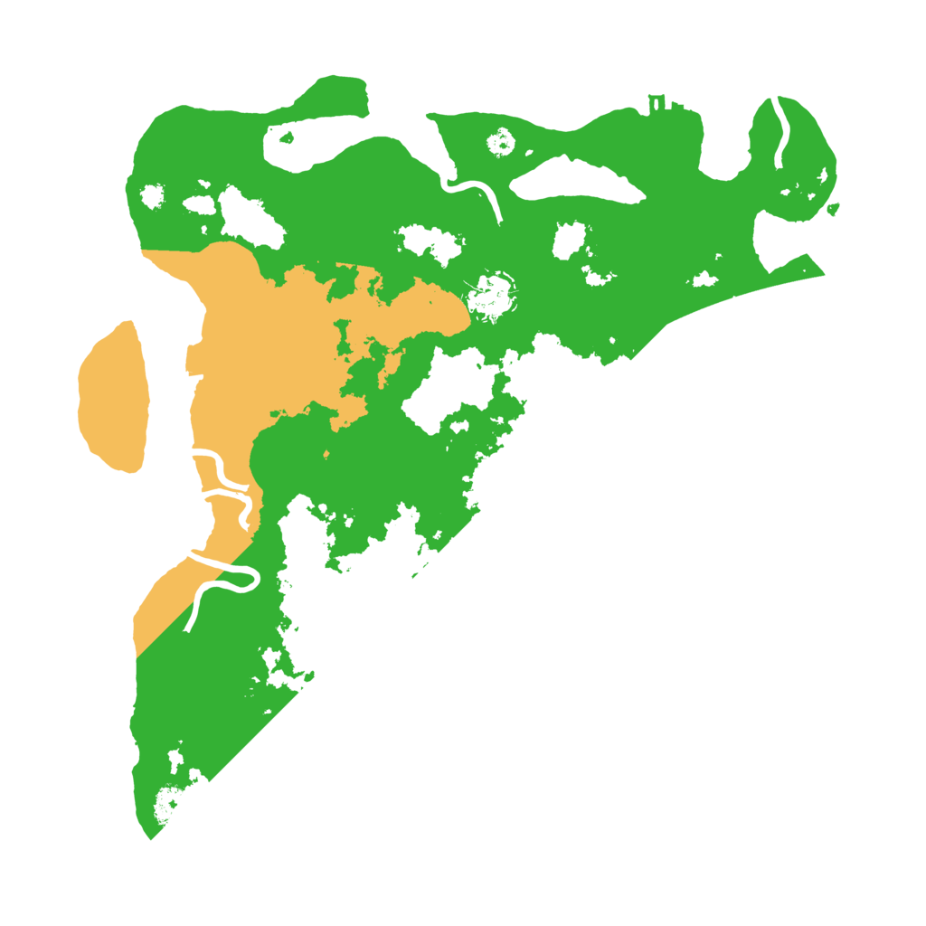 Biome Rust Map: Procedural Map, Size: 3500, Seed: 1930902296