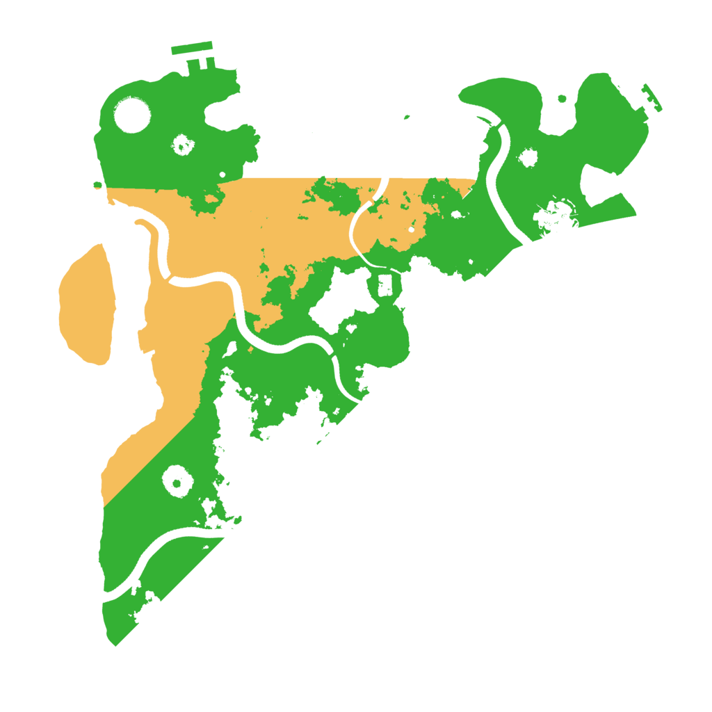 Biome Rust Map: Procedural Map, Size: 3500, Seed: 1930902296