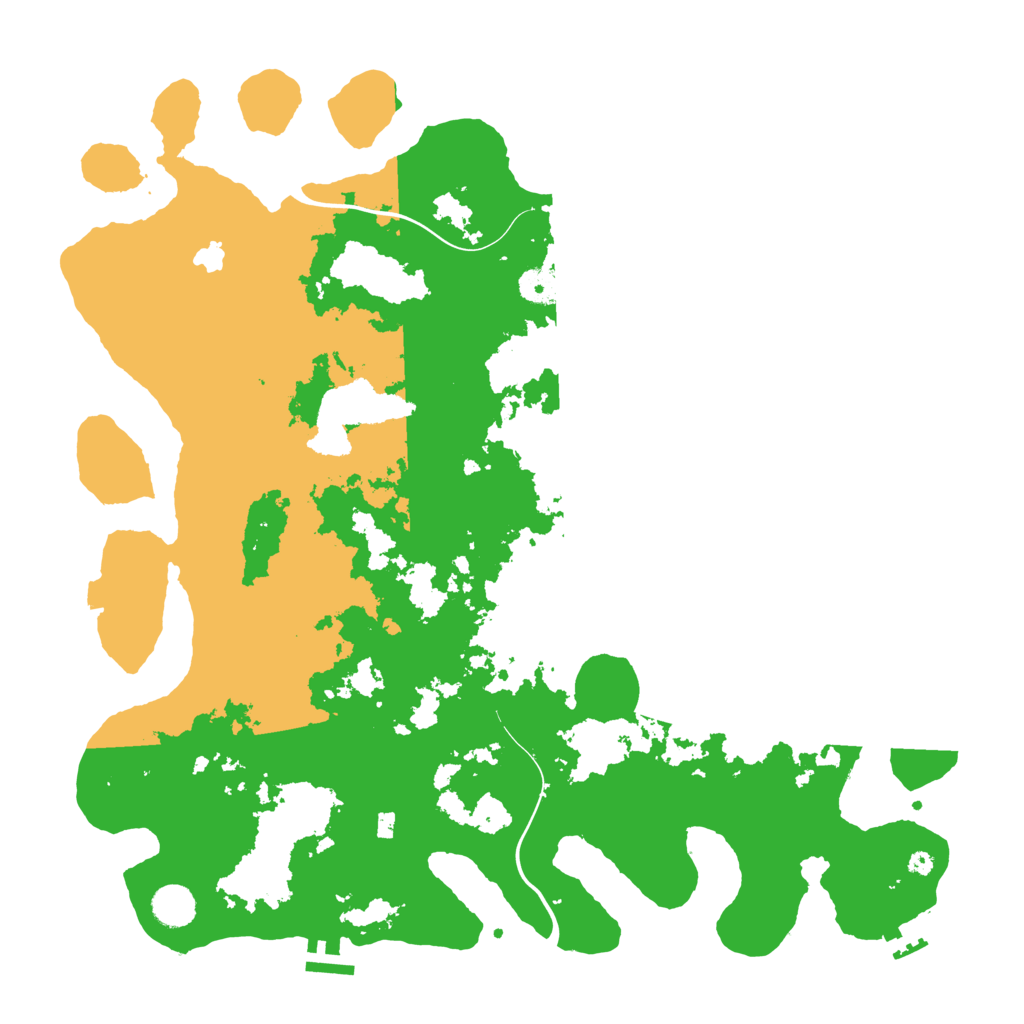 Biome Rust Map: Procedural Map, Size: 4250, Seed: 257043943