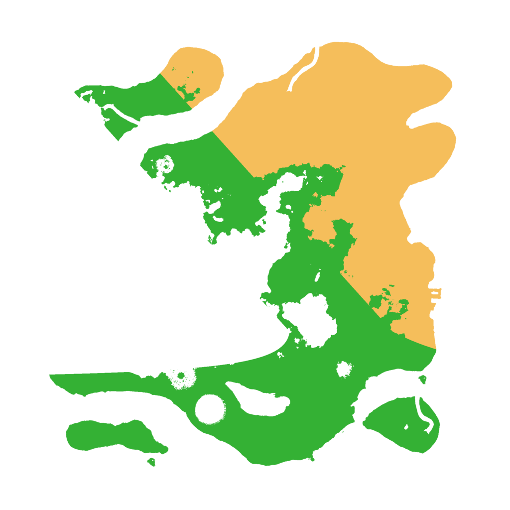 Biome Rust Map: Procedural Map, Size: 3000, Seed: 409408297