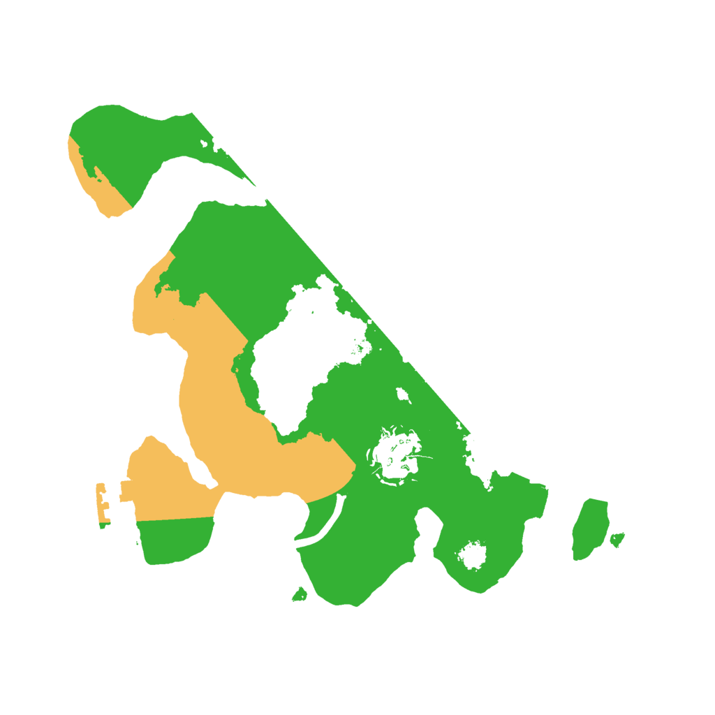 Biome Rust Map: Procedural Map, Size: 2400, Seed: 1137482826