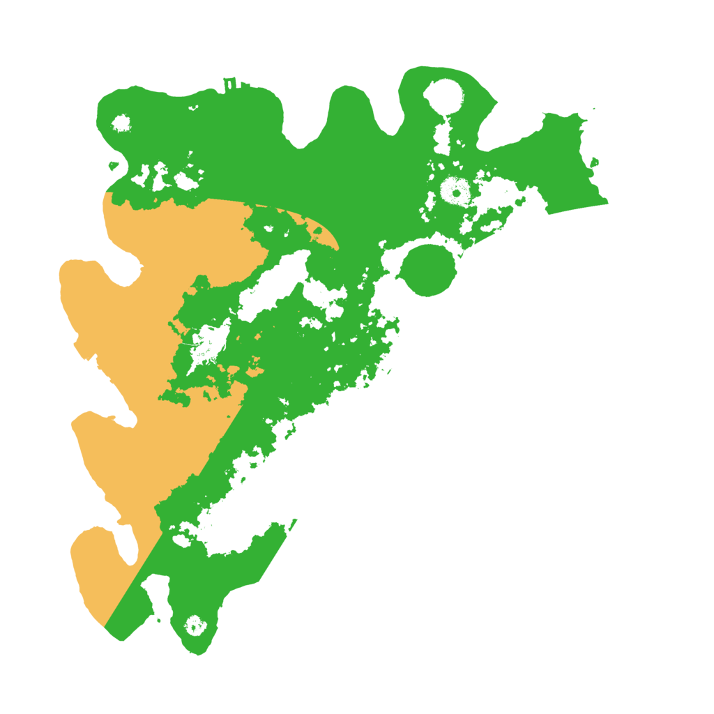 Biome Rust Map: Procedural Map, Size: 3650, Seed: 95969823