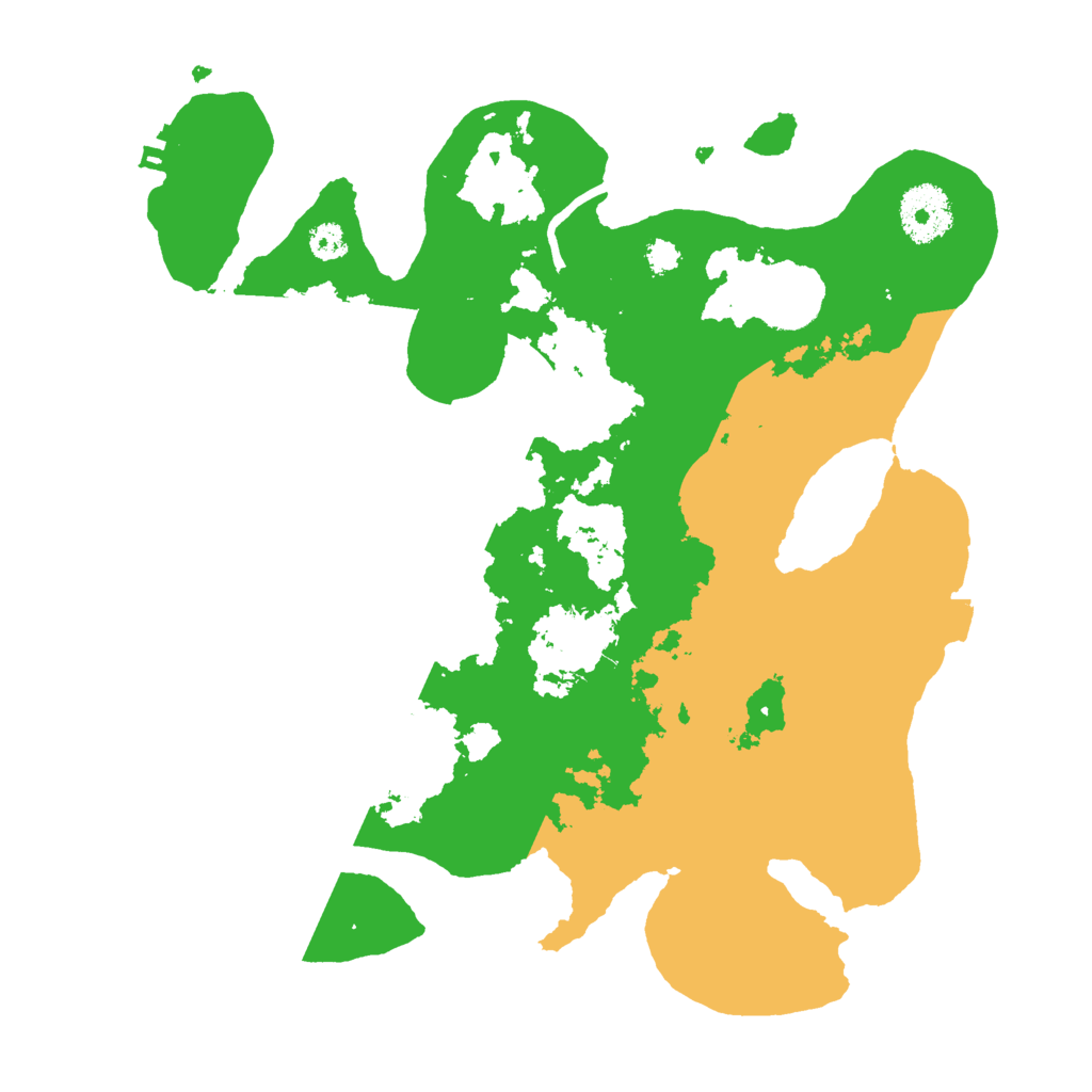 Biome Rust Map: Procedural Map, Size: 3000, Seed: 418418455