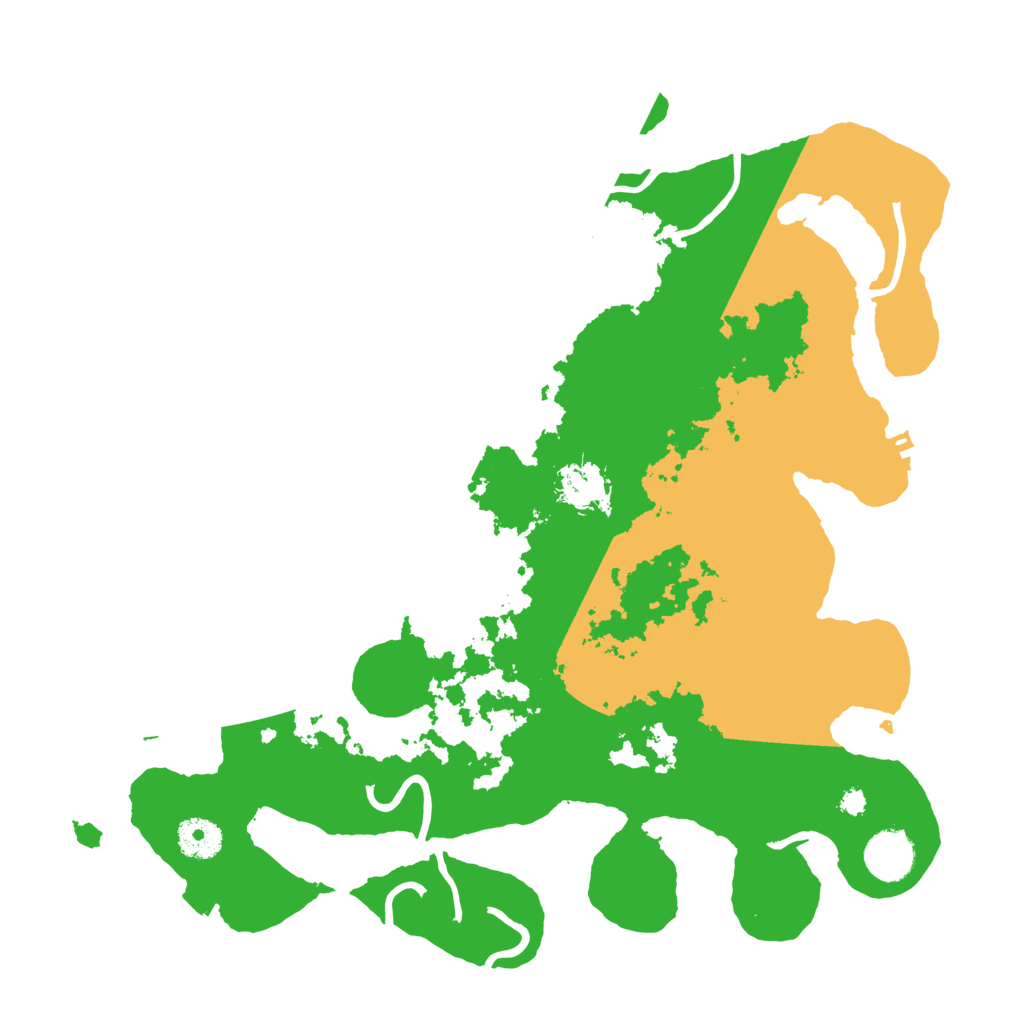 Biome Rust Map: Procedural Map, Size: 3600, Seed: 1562544728