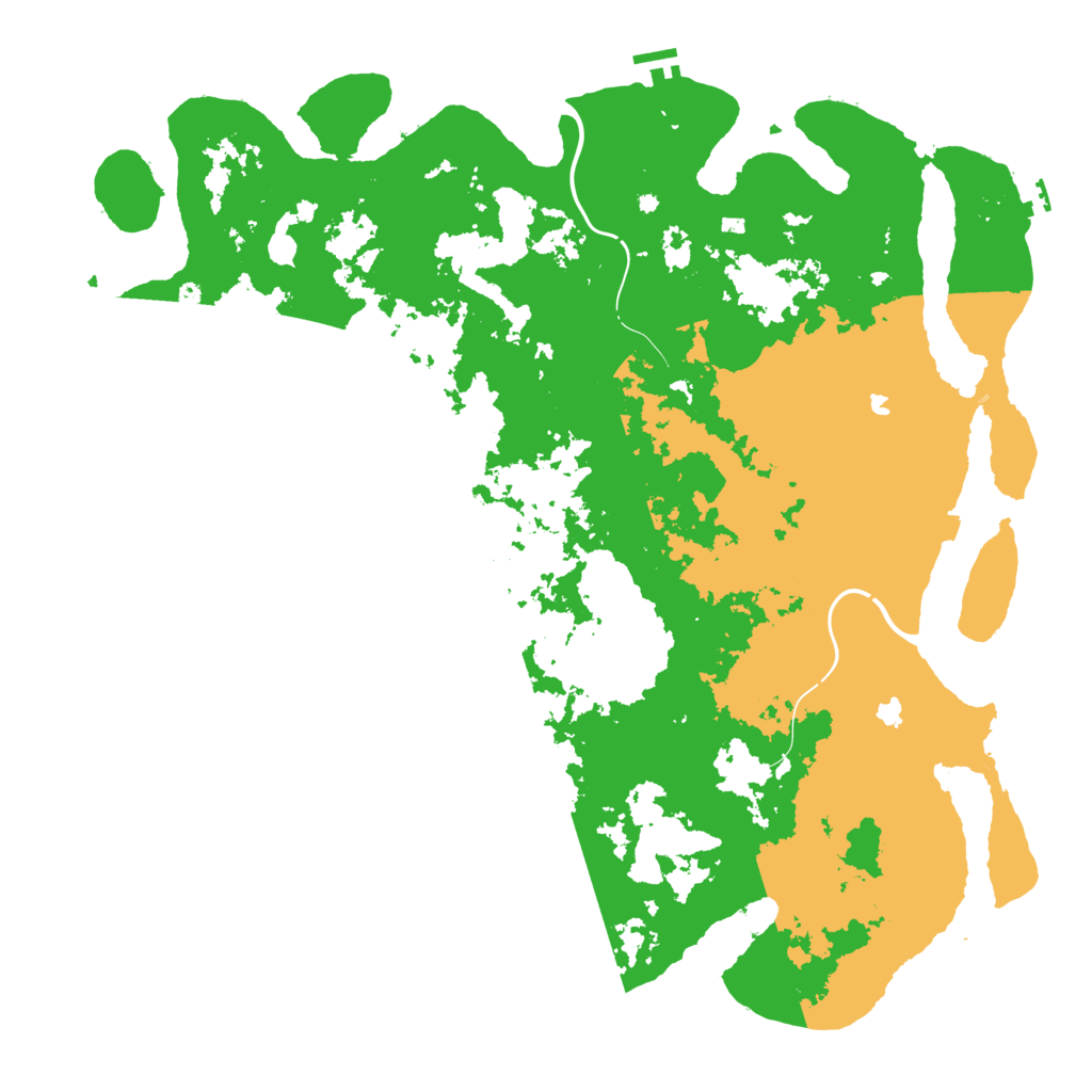 Biome Rust Map: Procedural Map, Size: 5000, Seed: 424