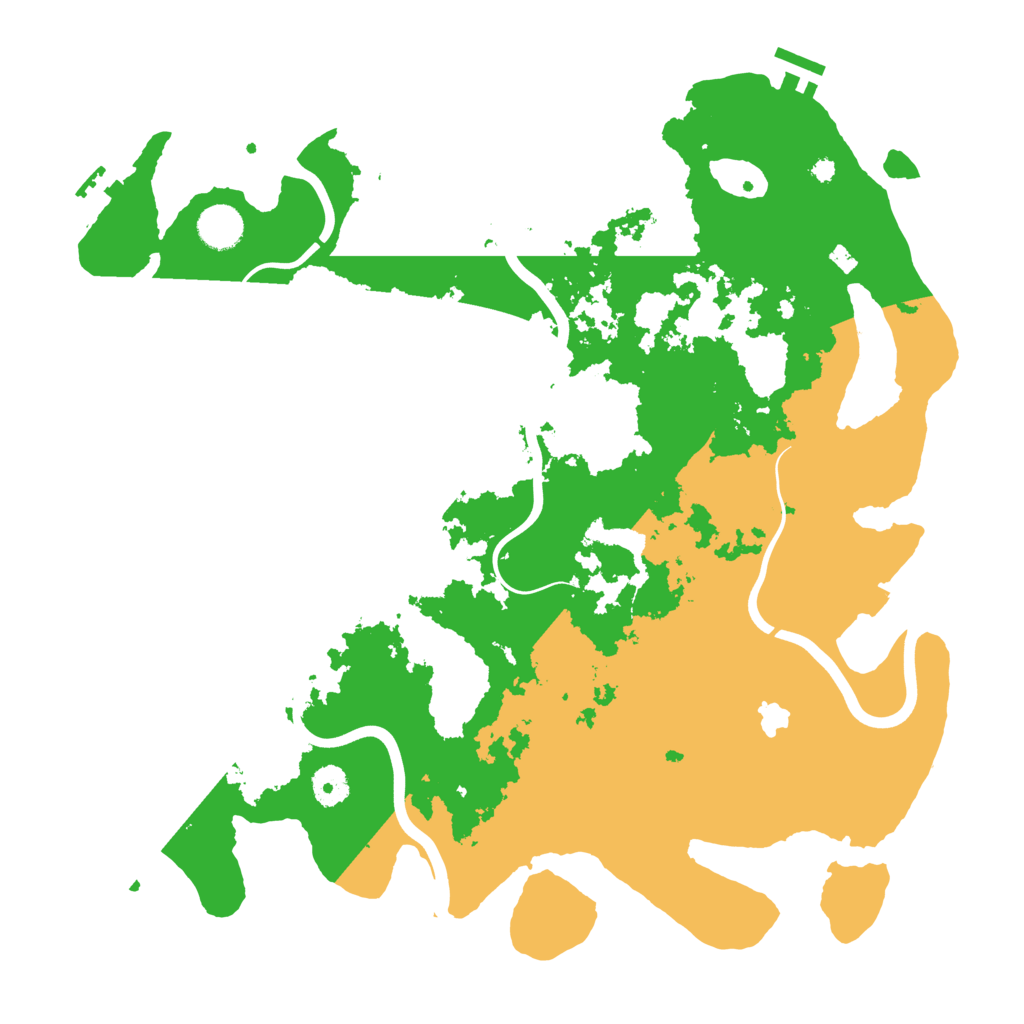 Biome Rust Map: Procedural Map, Size: 4000, Seed: 264061056