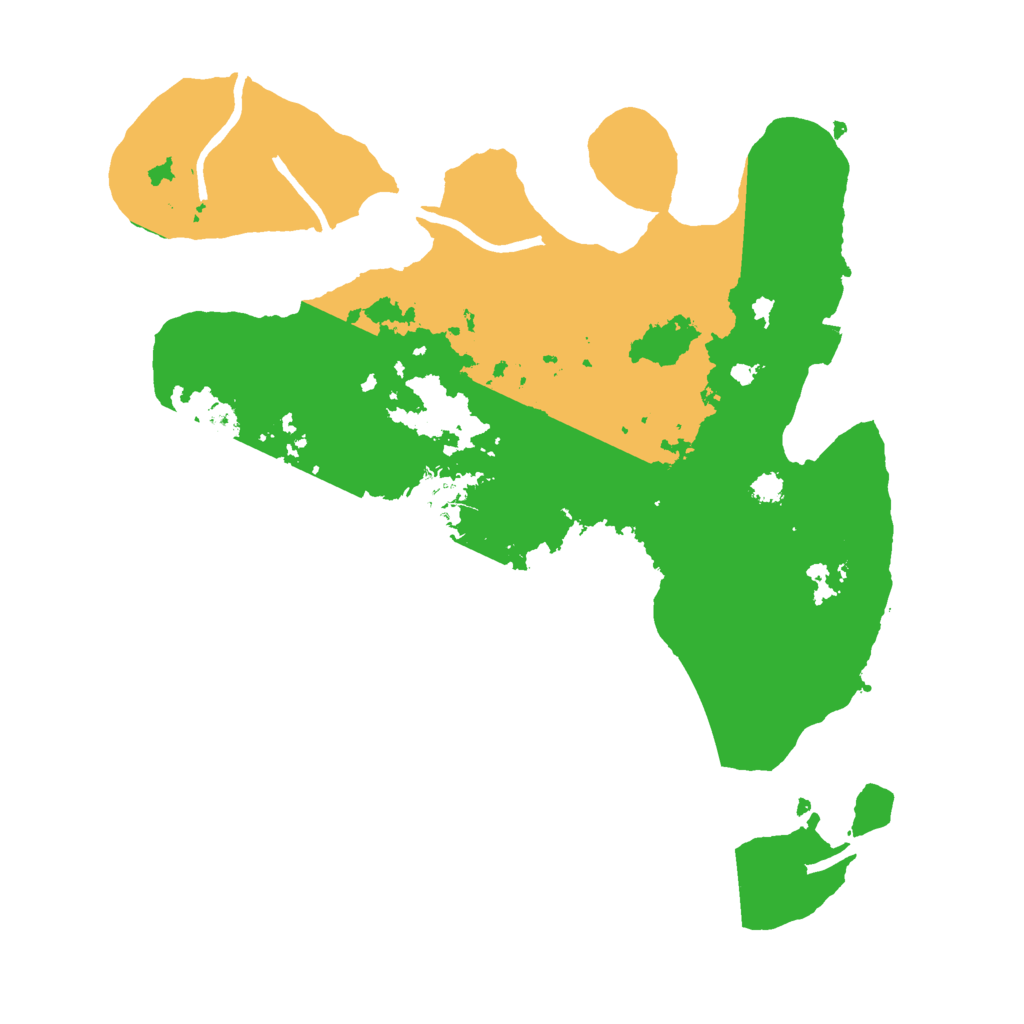 Biome Rust Map: Procedural Map, Size: 3000, Seed: 92822