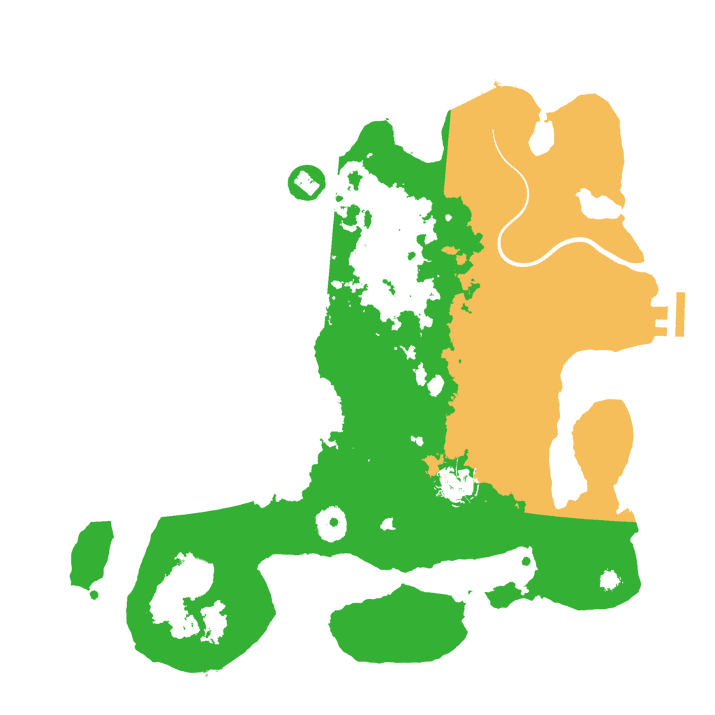 Biome Rust Map: Procedural Map, Size: 3250, Seed: 2138618009