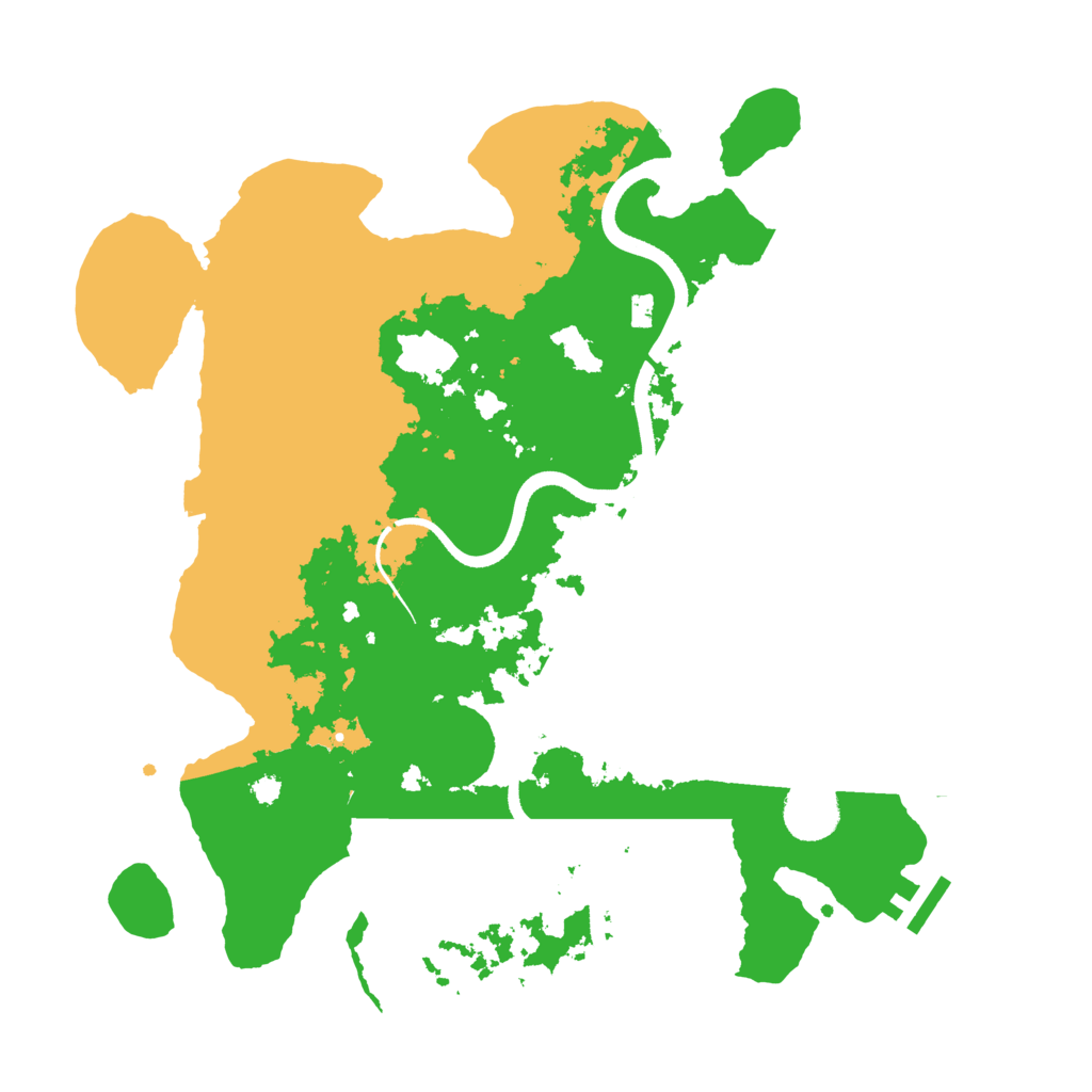 Biome Rust Map: Procedural Map, Size: 3513, Seed: 100351162