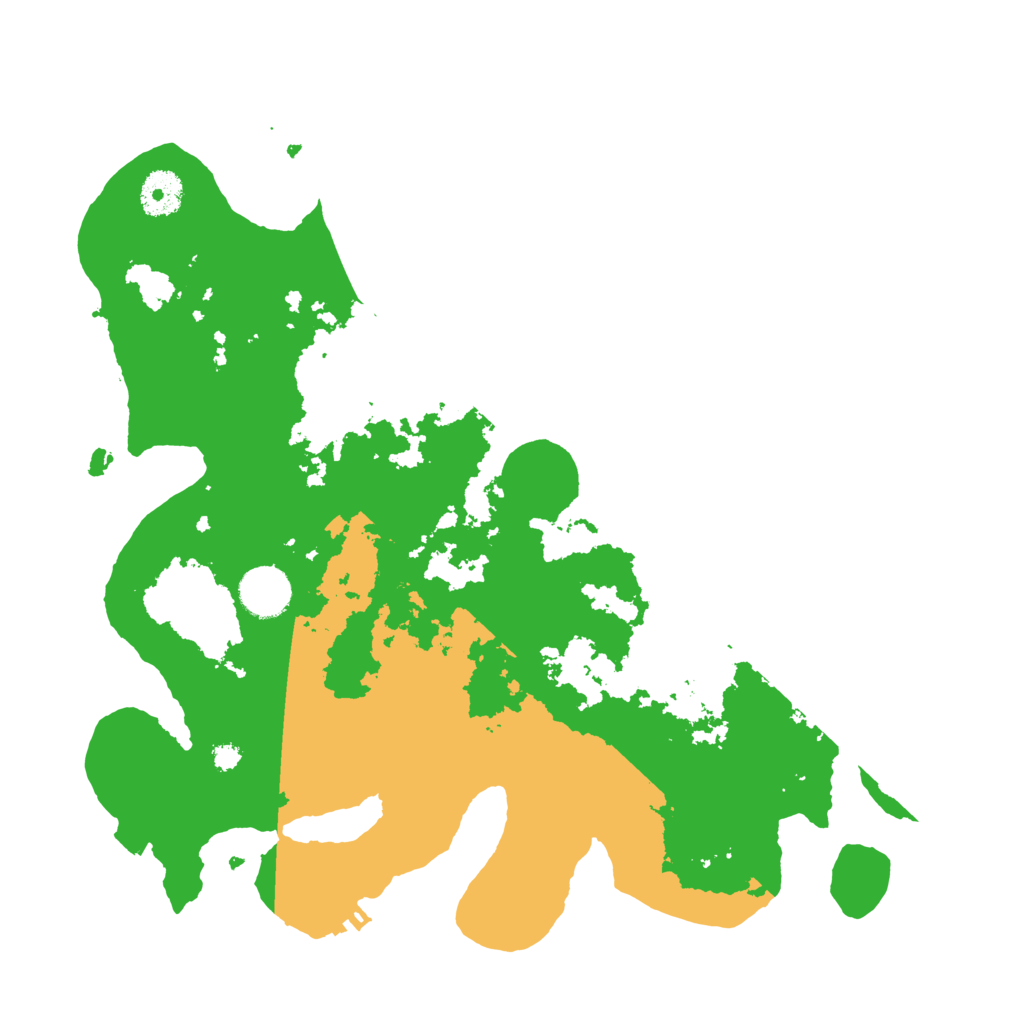 Biome Rust Map: Procedural Map, Size: 3500, Seed: 142536804