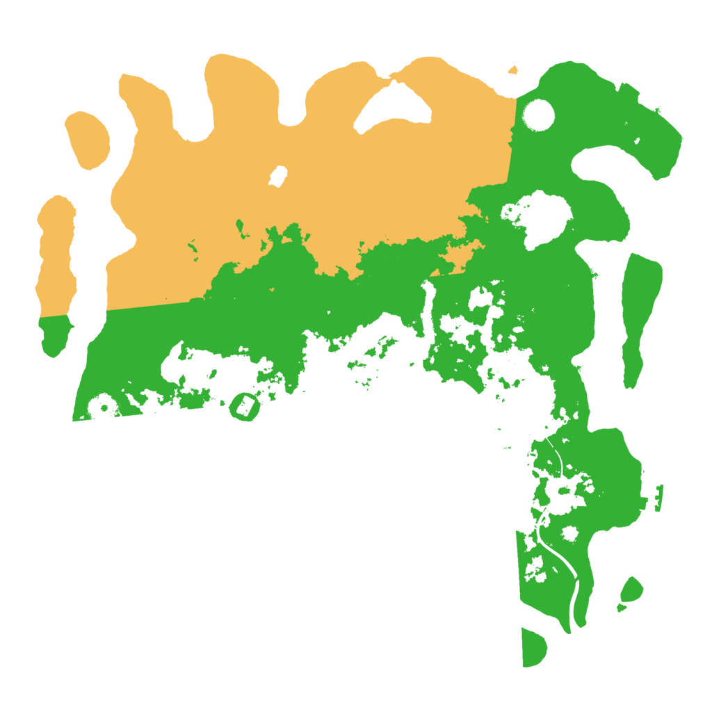 Biome Rust Map: Procedural Map, Size: 4000, Seed: 189765687