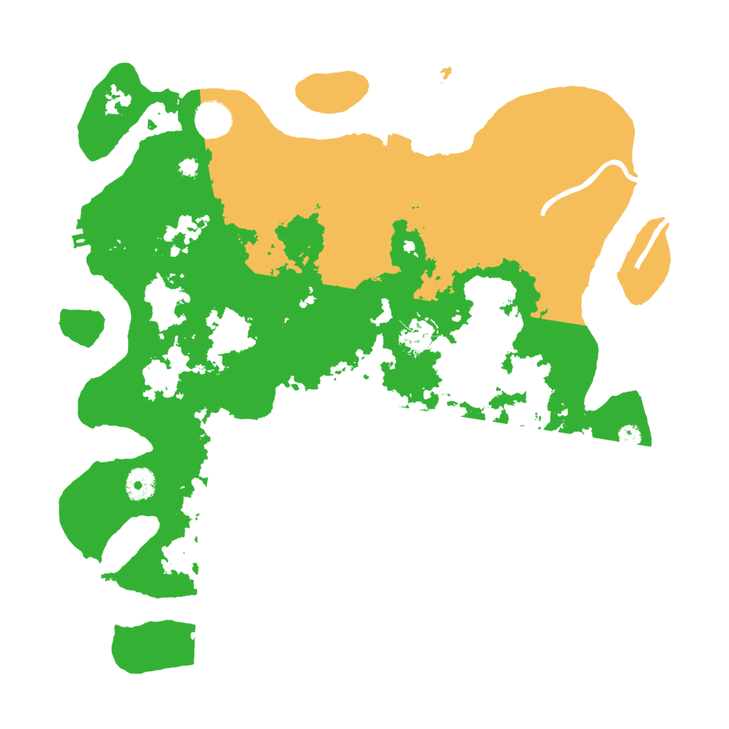 Biome Rust Map: Procedural Map, Size: 3500, Seed: 1232203725