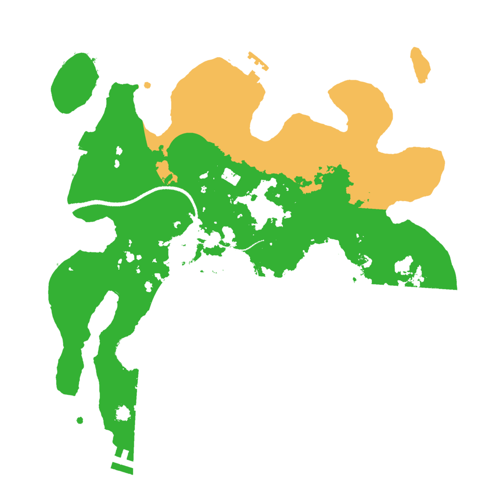 Biome Rust Map: Procedural Map, Size: 3000, Seed: 16340