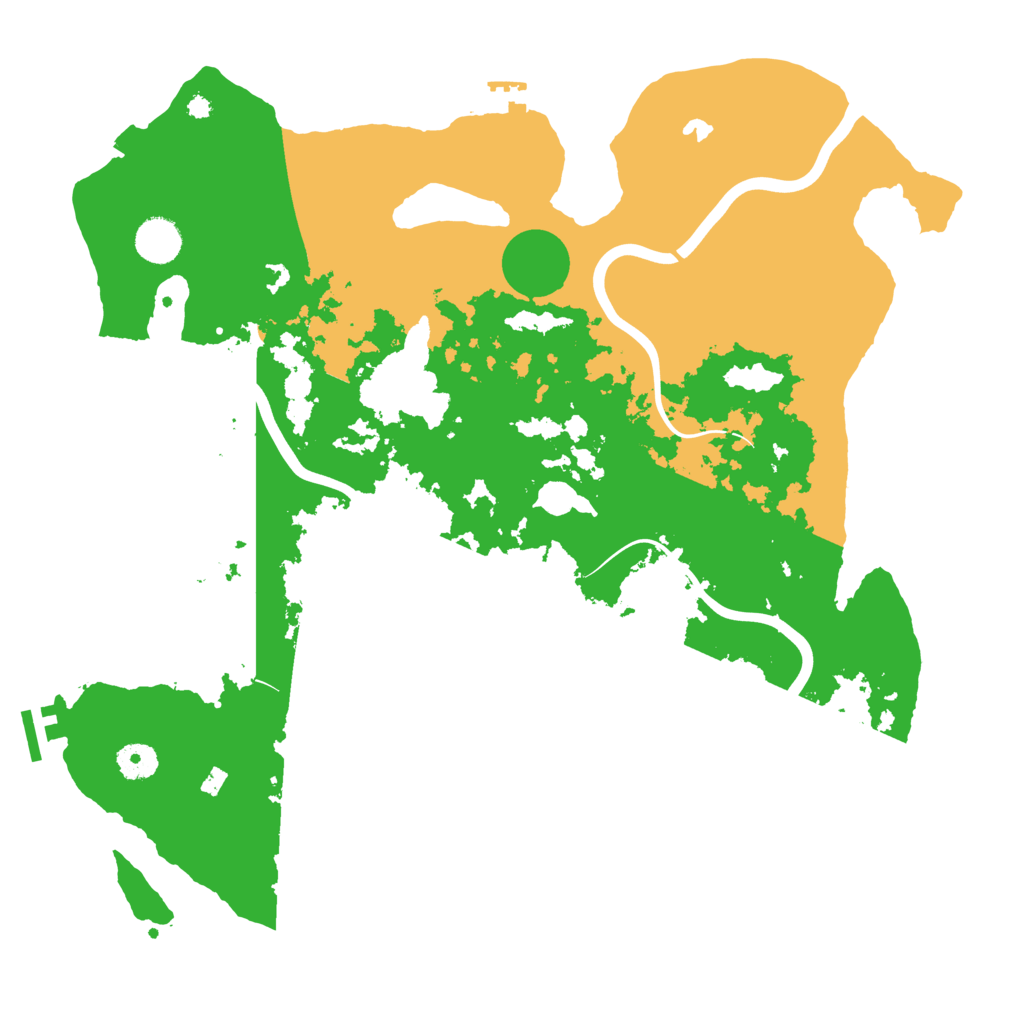 Biome Rust Map: Procedural Map, Size: 4000, Seed: 1125757867