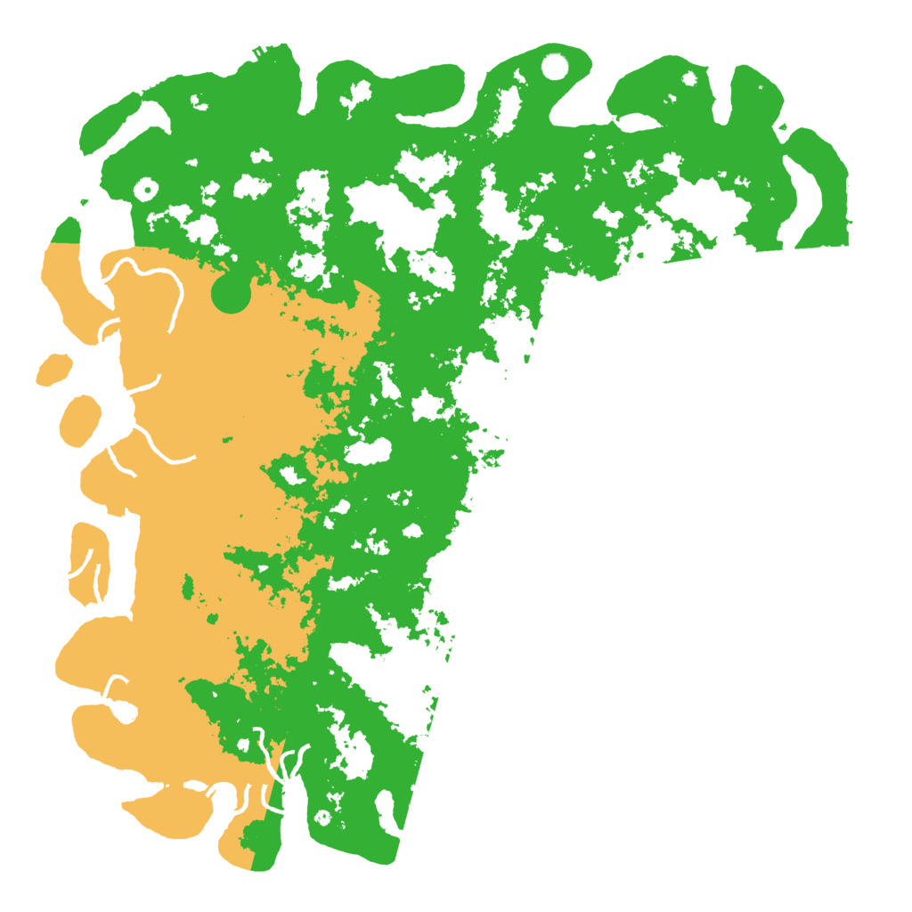 Biome Rust Map: Procedural Map, Size: 6000, Seed: 534119689