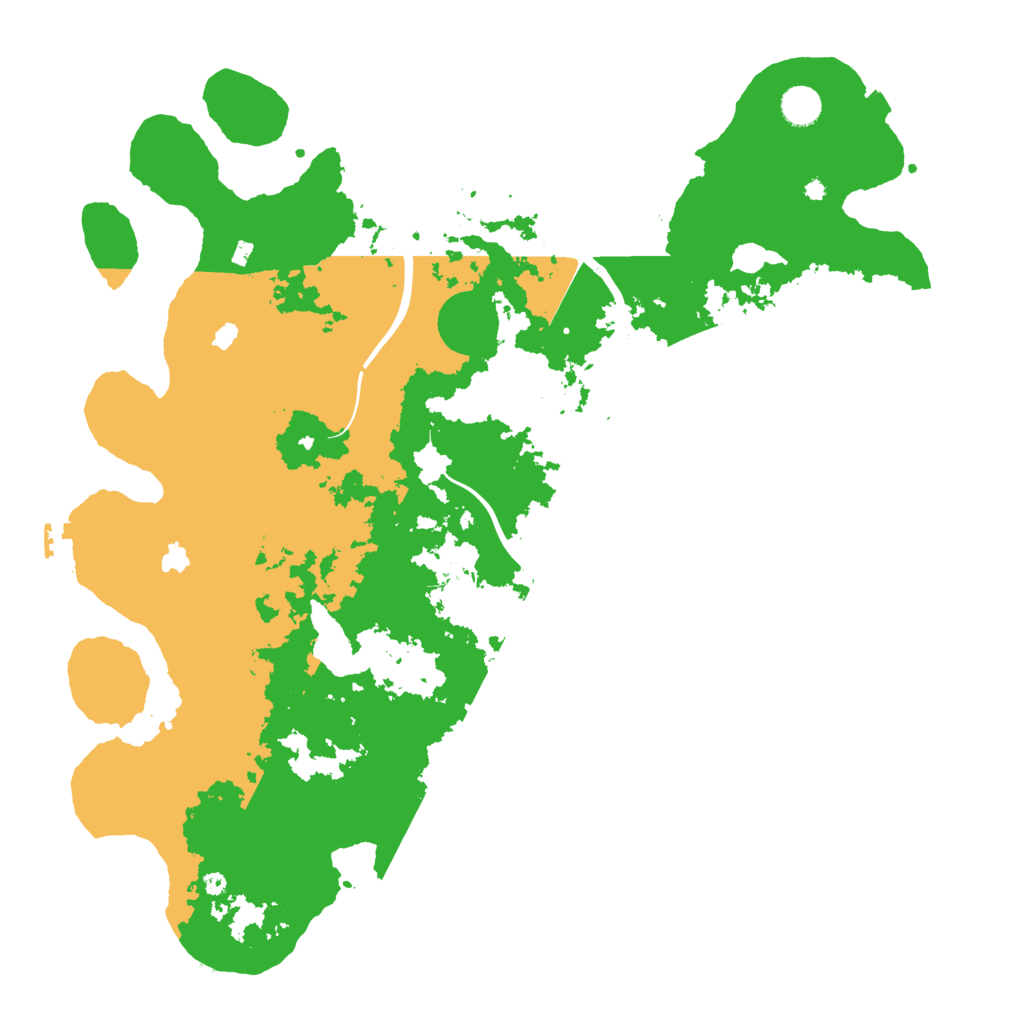 Biome Rust Map: Procedural Map, Size: 4500, Seed: 1190929932