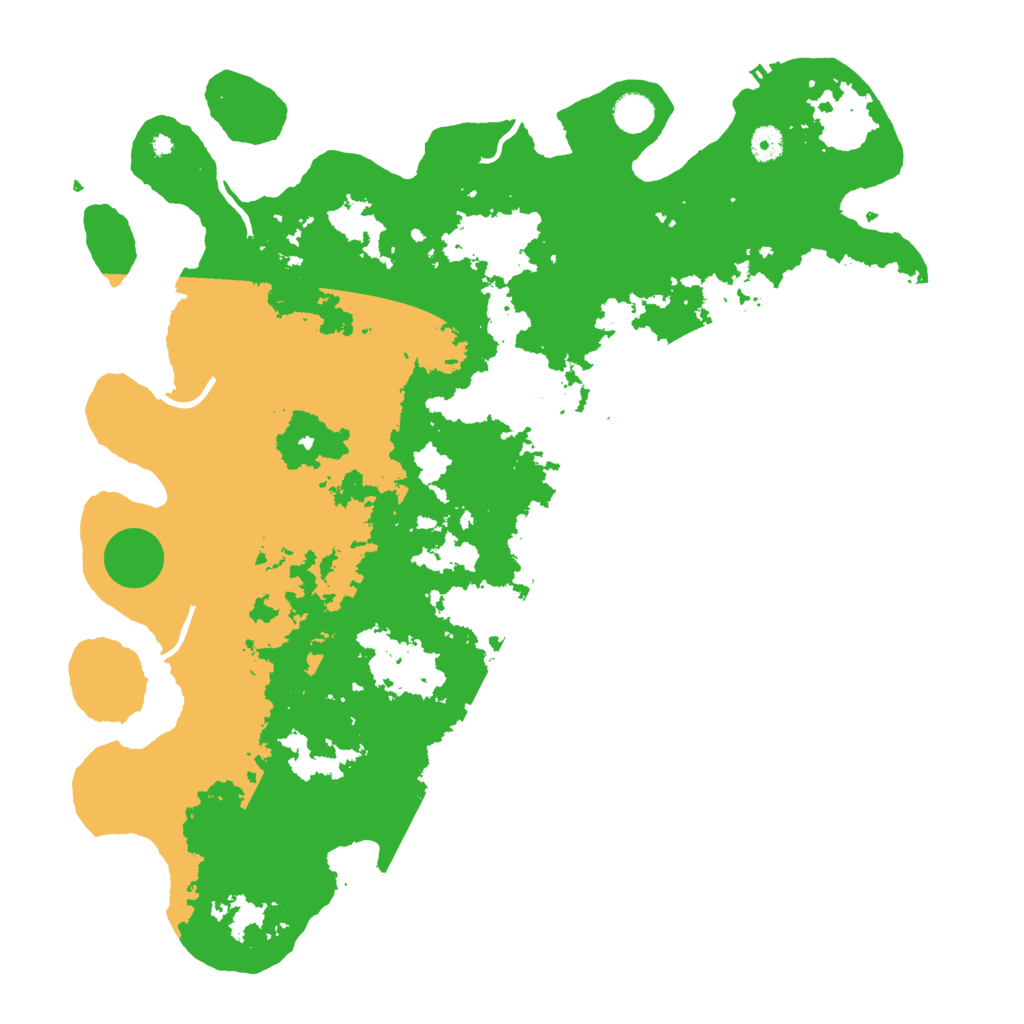 Biome Rust Map: Procedural Map, Size: 4500, Seed: 1190929932