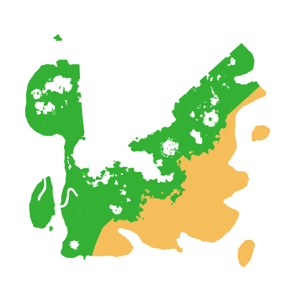Biome Rust Map: Procedural Map, Size: 3000, Seed: 6345