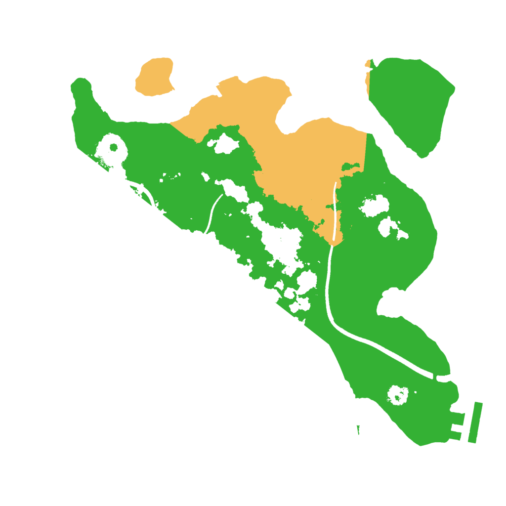 Biome Rust Map: Procedural Map, Size: 2500, Seed: 1462577364