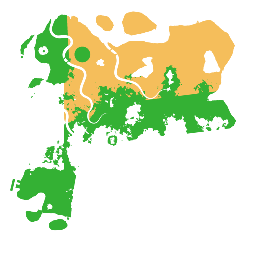 Biome Rust Map: Procedural Map, Size: 4300, Seed: 24016