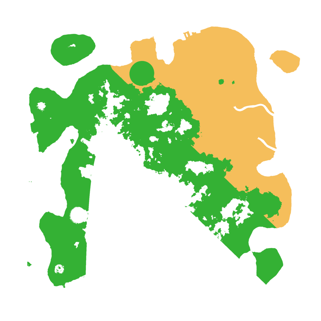 Biome Rust Map: Procedural Map, Size: 3500, Seed: 1670495346