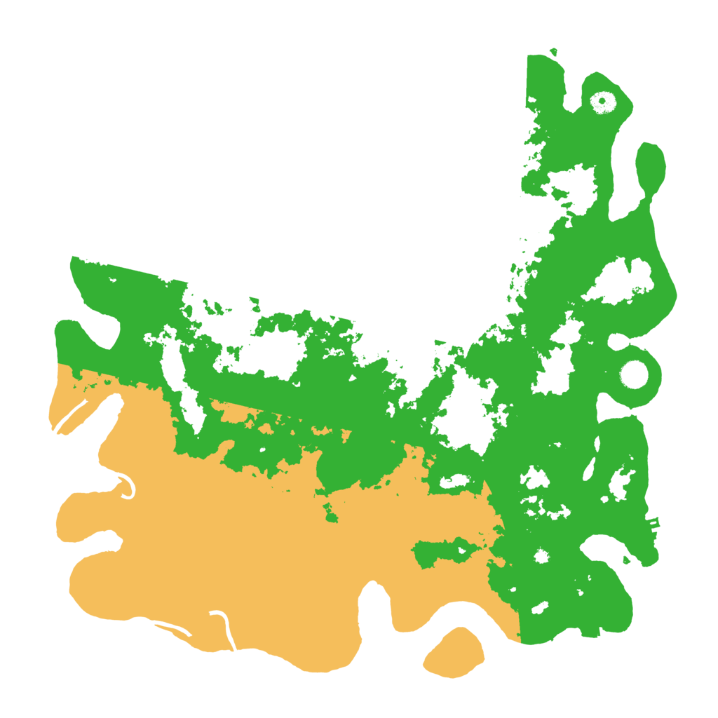 Biome Rust Map: Procedural Map, Size: 4500, Seed: 2056267727