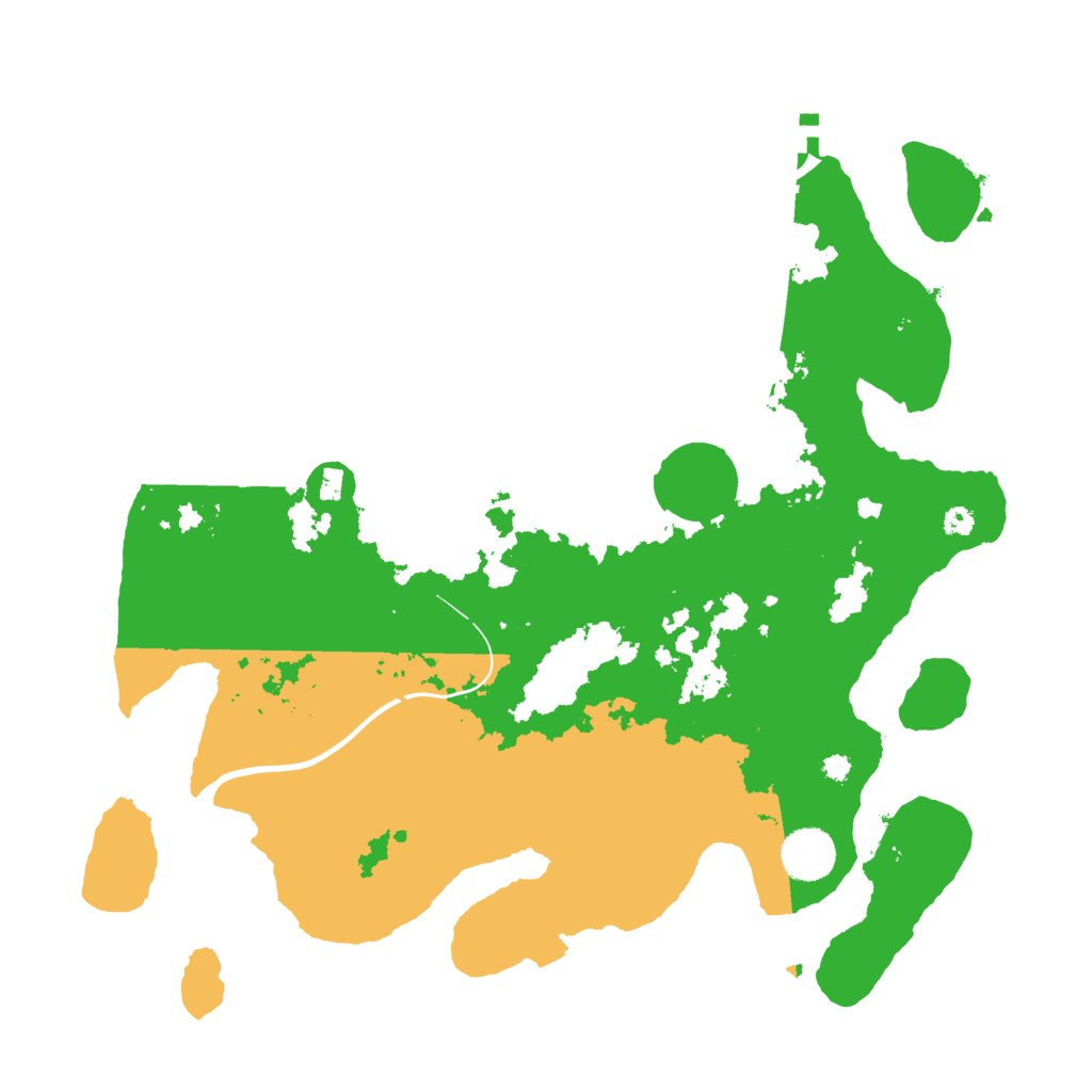 Biome Rust Map: Procedural Map, Size: 3650, Seed: 1874987155