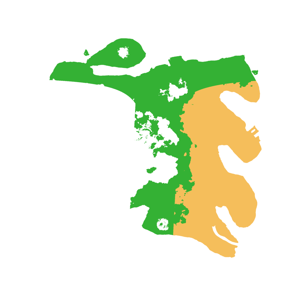 Biome Rust Map: Procedural Map, Size: 2500, Seed: 1855298440
