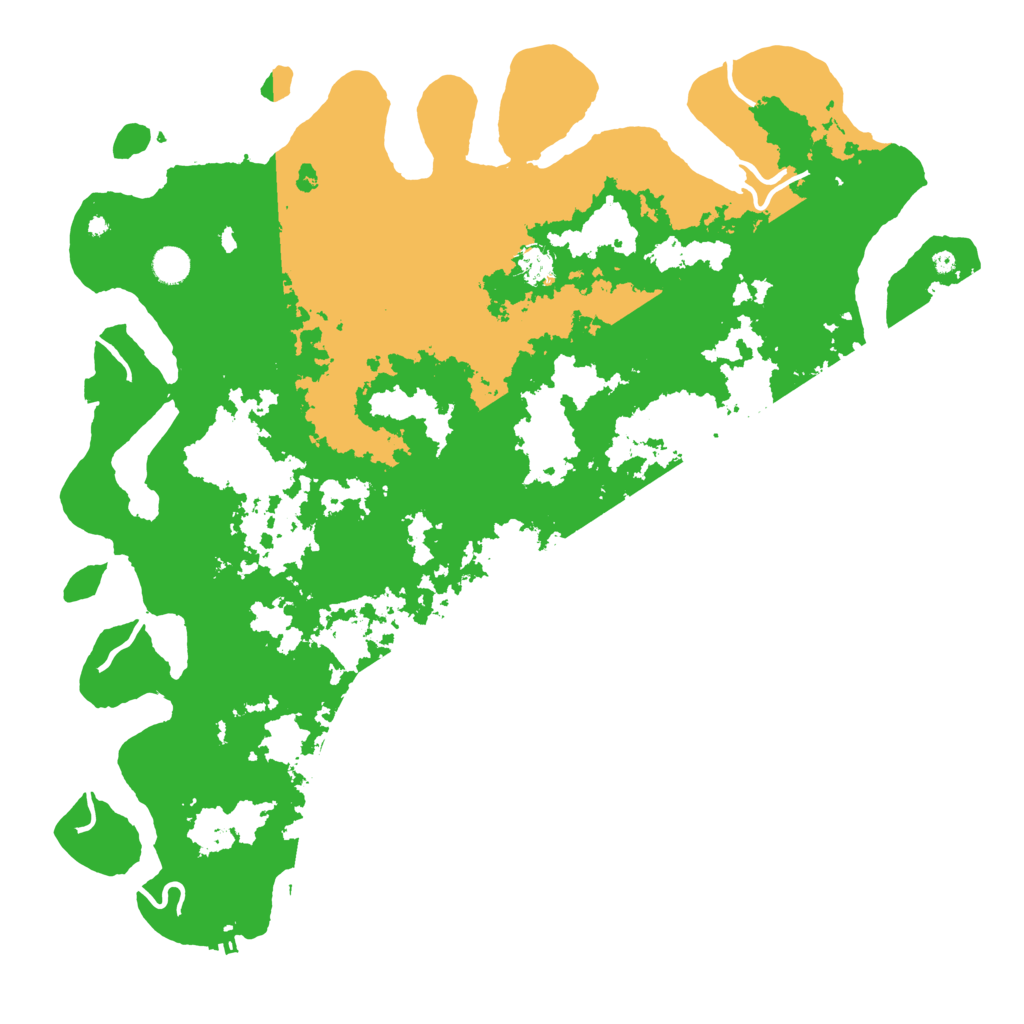 Biome Rust Map: Procedural Map, Size: 4800, Seed: 632373520