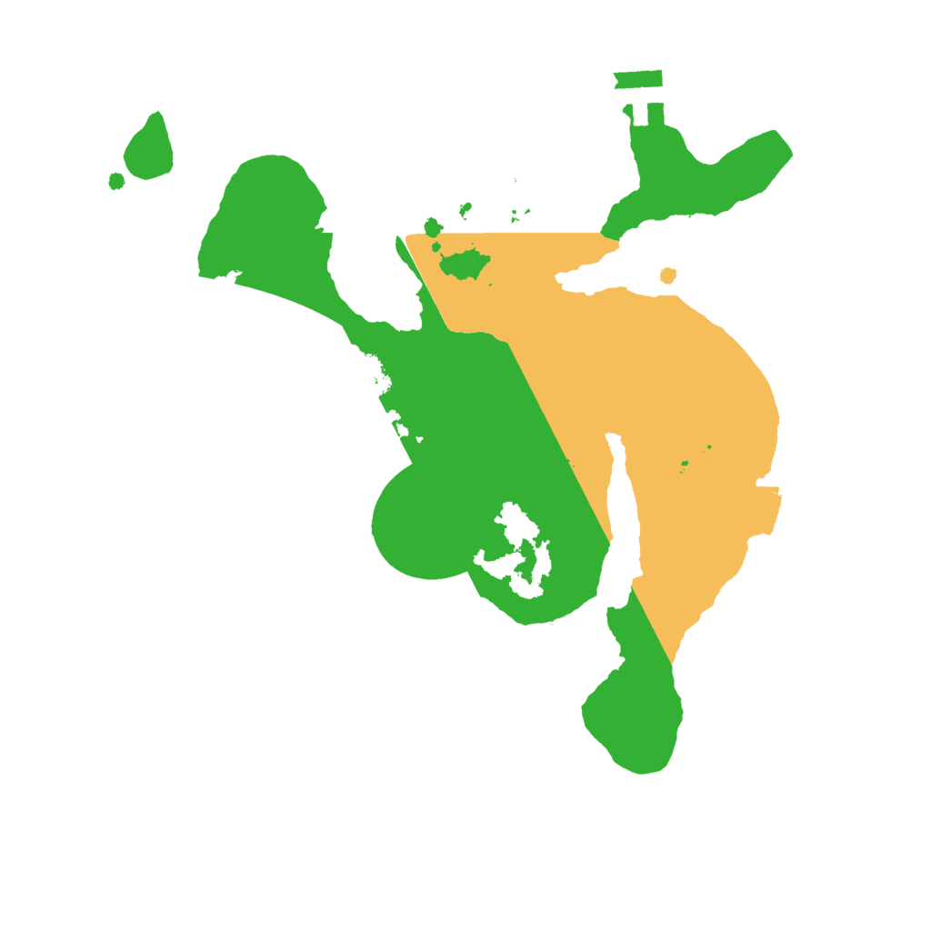 Biome Rust Map: Procedural Map, Size: 2250, Seed: 1155445