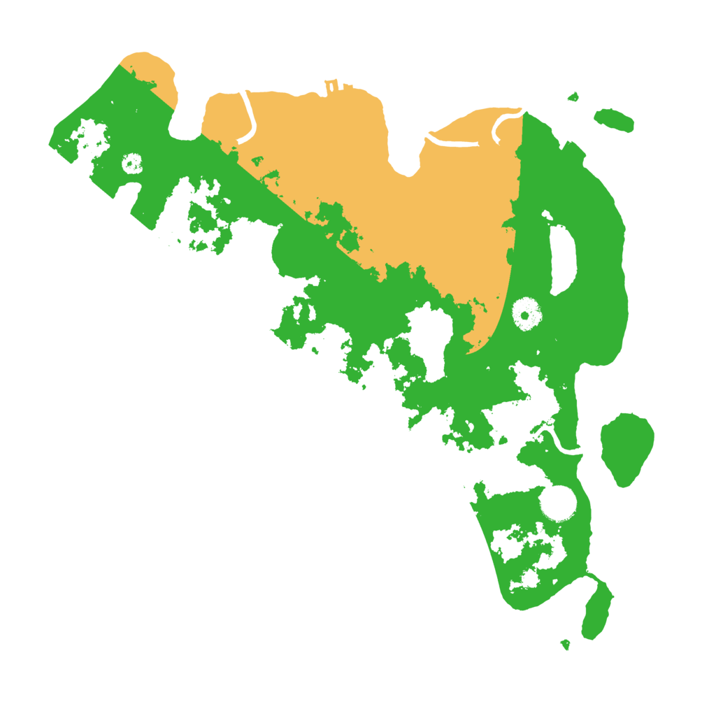 Biome Rust Map: Procedural Map, Size: 3500, Seed: 1985940885